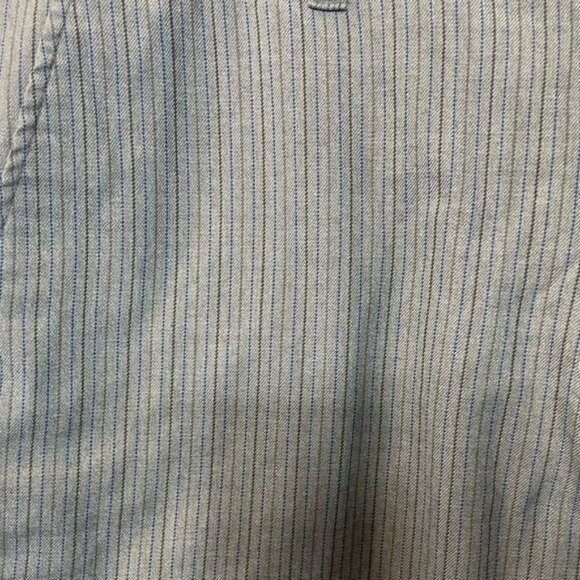 O'Neill Gray Pinstriped Flat Front Bermuda Classic Shorts Size 36 - Picture 4 of 8